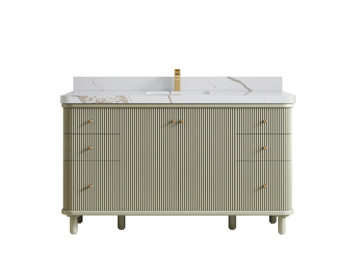 Miami 60 in. W x 22 in. D Single Sink Bathroom Vanity - photo 21