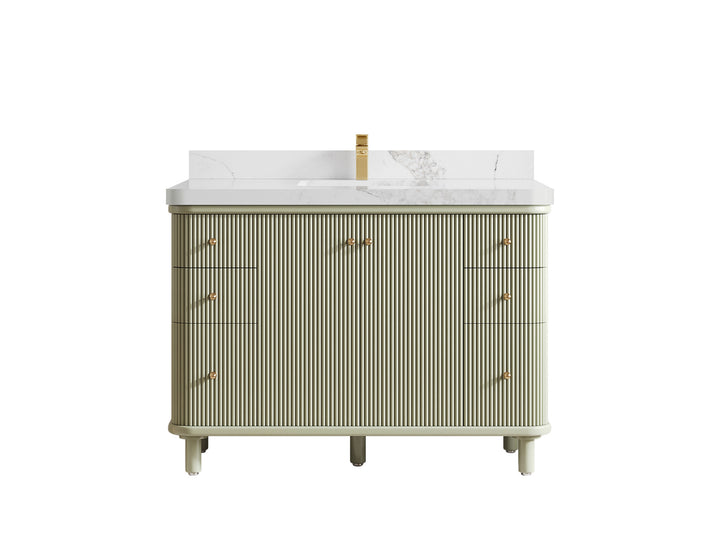 Miami 48 in. W x 22 in. D Single Sink Bathroom Vanity - photo 11