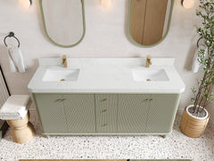 Miami 72 in. W x 22 in. D Double Sink Bathroom Vanity - photo 17