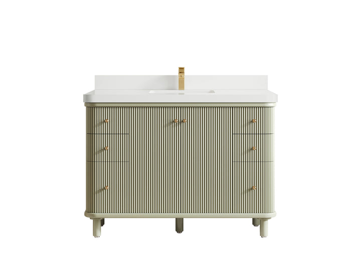 Miami 48 in. W x 22 in. D Single Sink Bathroom Vanity - photo 19
