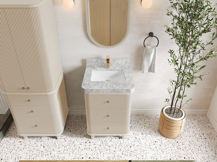 Miami 24 in. W x 22 in. D Single Sink Bathroom Vanity - photo 16
