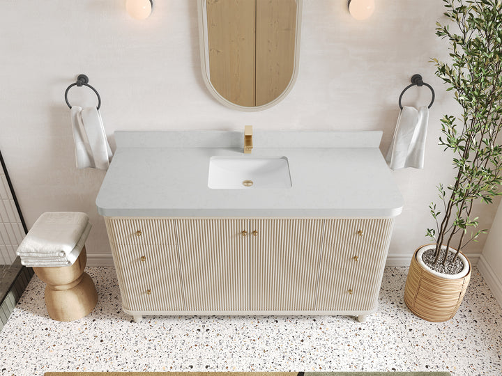 Miami 60 in. W x 22 in. D Single Sink Bathroom Vanity - photo 14