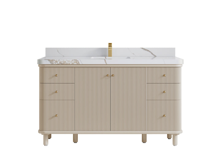 Miami 60 in. W x 22 in. D Single Sink Bathroom Vanity - photo 21