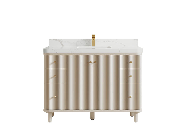 Miami 48 in. W x 22 in. D Single Sink Bathroom Vanity - photo 9