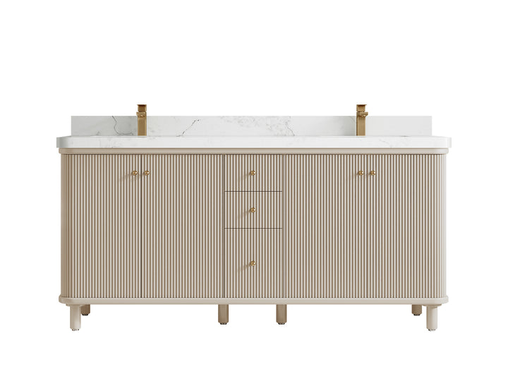 Miami 72 in. W x 22 in. D Double Sink Bathroom Vanity - photo 11