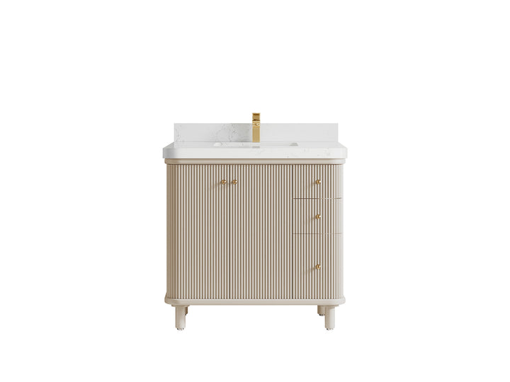 Miami Collection Bath Vanity - 36" W x 22" D with Center Sink - photo 16