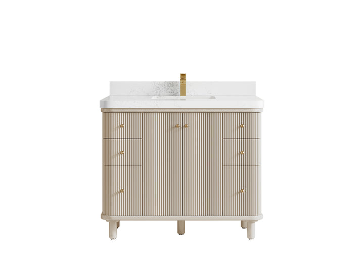 Miami 42 in. W x 22 in. D Single Sink Bathroom Vanity - photo 17