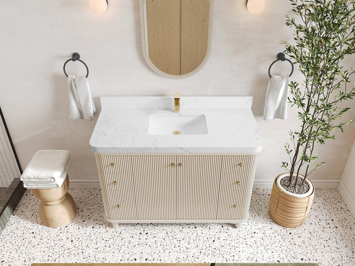 Miami 48 in. W x 22 in. D Single Sink Bathroom Vanity - photo 16
