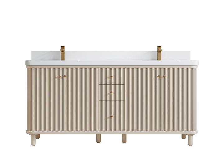 Miami 72 in. W x 22 in. D Double Sink Bathroom Vanity - photo 19