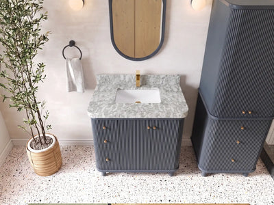 Miami 36 in. W x 22 in. D Center Sink Bathroom Vanity