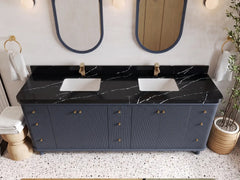 Miami 84 in. W x 22 in. D Double Sink Bathroom Vanity - photo 17