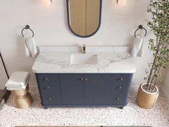 Miami 60 in. W x 22 in. D Single Sink Bathroom Vanity - photo 5