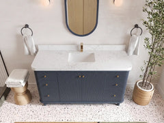 Miami 60 in. W x 22 in. D Single Sink Bathroom Vanity - photo 7