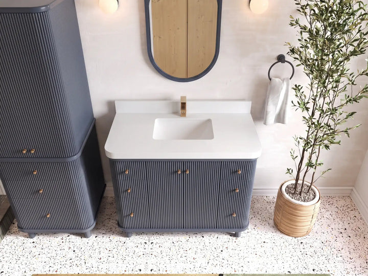 Miami 42 in. W x 22 in. D Single Sink Bathroom Vanity - photo 8