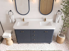 Miami 60 in. W x 22 in. D Double Sink Bathroom Vanity - photo 5