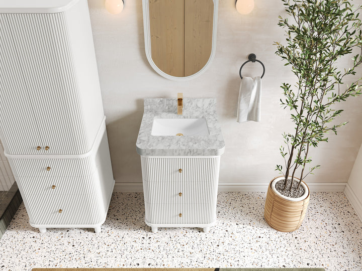 Miami 24 in. W x 22 in. D Single Sink Bathroom Vanity - photo 16