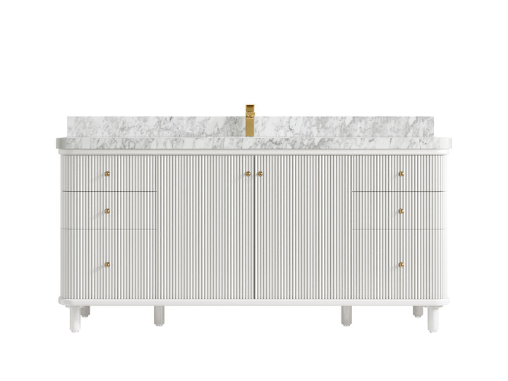 Miami 72 in. W x 22 in. D Double Sink Bathroom Vanity - photo 13