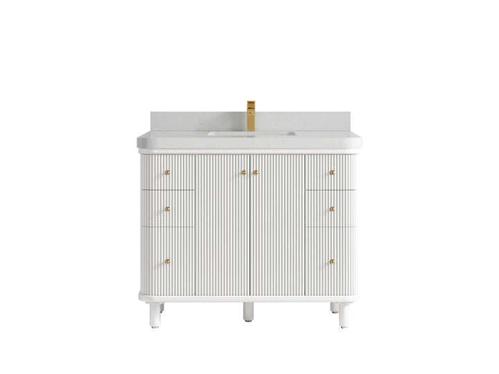 Miami 42 in. W x 22 in. D Single Sink Bathroom Vanity - photo 15