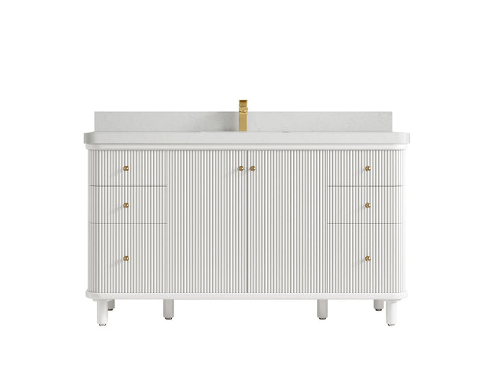 Miami 60 in. W x 22 in. D Single Sink Bathroom Vanity - photo 15