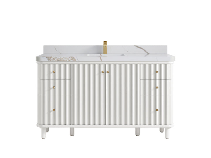 Miami 60 in. W x 22 in. D Single Sink Bathroom Vanity - photo 21