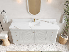 Miami 72 in. W x 22 in. D Fluted Single Sink Bathroom Vanity - photo 20