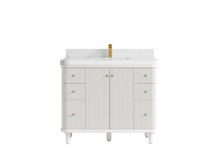 Miami 42 in. W x 22 in. D Single Sink Bathroom Vanity - photo 9