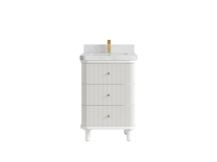 Miami 24 in. W x 22 in. D Single Sink Bathroom Vanity - photo 11