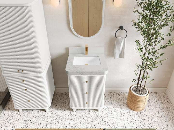 Miami 24 in. W x 22 in. D Single Sink Bathroom Vanity - photo 10