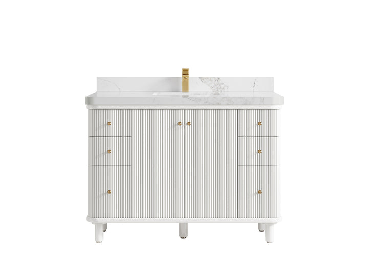 Miami 48 in. W x 22 in. D Single Sink Bathroom Vanity - photo 11