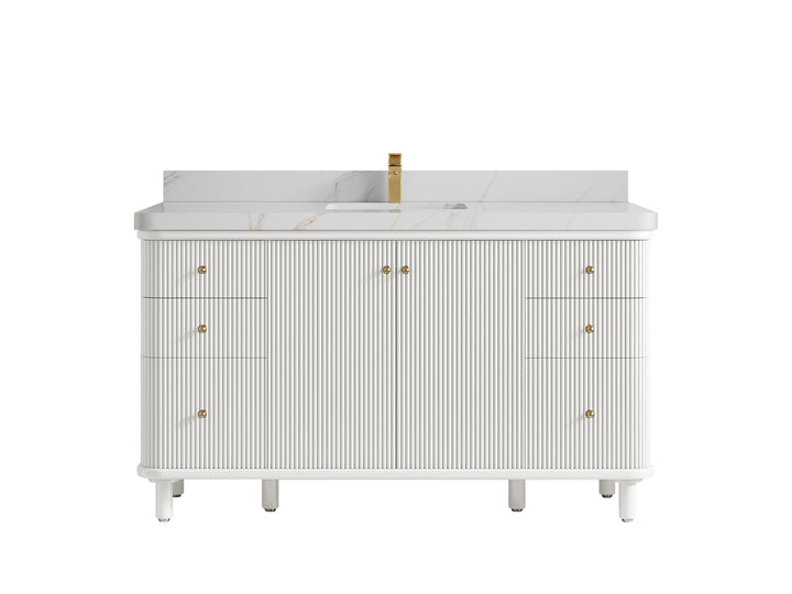 Miami 60 in. W x 22 in. D Single Sink Bathroom Vanity - photo 23