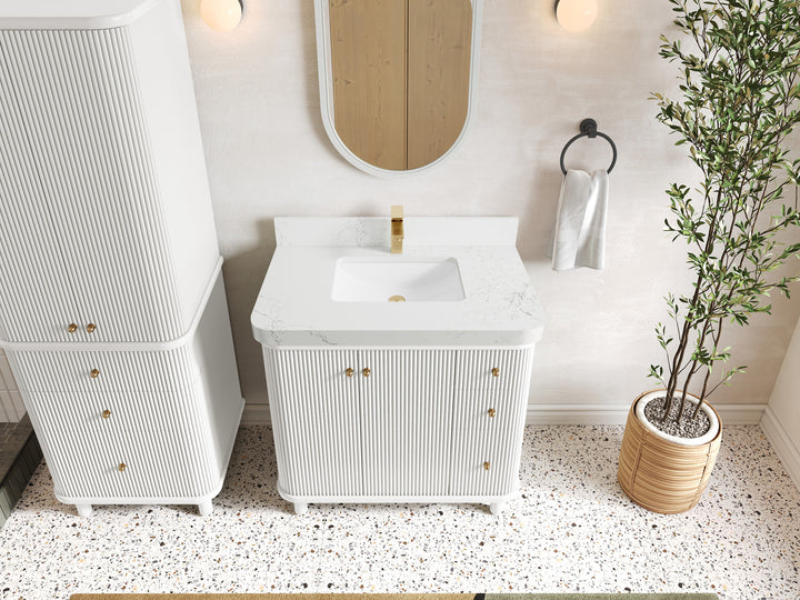 Miami Collection Bath Vanity - 36" W x 22" D with Center Sink - photo 15
