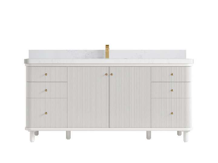 Miami 72 in. W x 22 in. D Double Sink Bathroom Vanity - photo 17