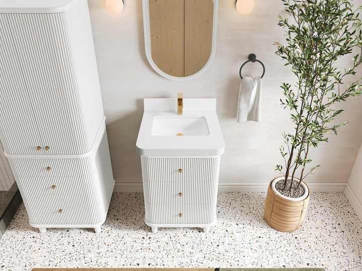 Miami 24 in. W x 22 in. D Single Sink Bathroom Vanity - photo 22