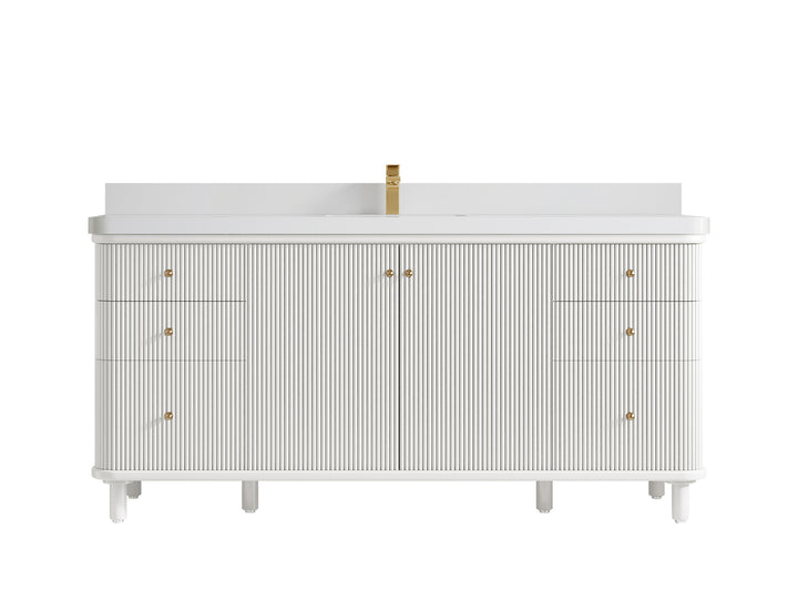 Miami 72 in. W x 22 in. D Double Sink Bathroom Vanity - photo 19