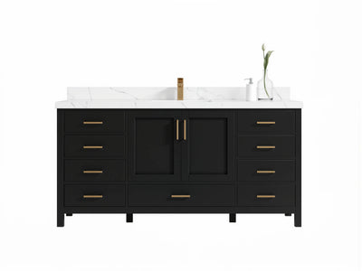 Malibu 72 in. W x 22 in. D Single Sink Bathroom Vanity