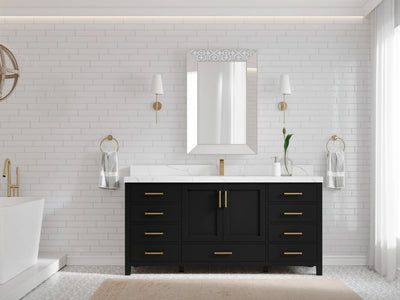 Malibu 72 in. W x 22 in. D Single Sink Bathroom Vanity