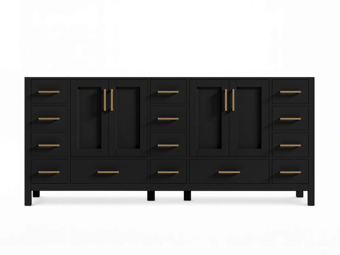 Malibu 80 in. W x 22 in. D Double Sink Bathroom Vanity | 
              
                Black
                
                  
             - MLB_BLK_WHQZ_80D - photo №13