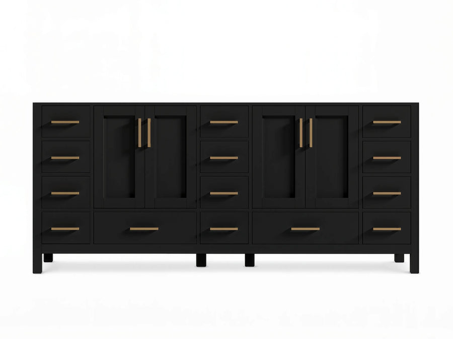 Malibu 80 in. W x 22 in. D Double Sink Vanity Cabinet