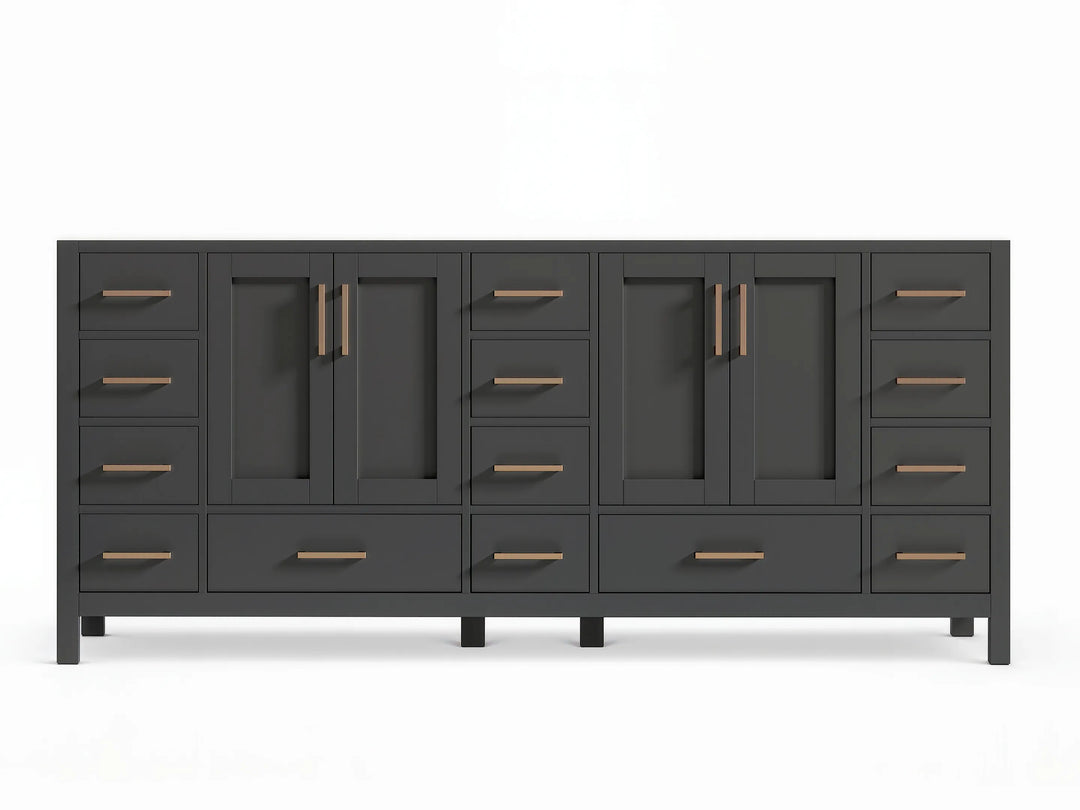 Malibu 80 in. W x 22 in. D Double Sink Bathroom Vanity | 
              
                Black Top
                
                  
             - MLB_BLT_WHQZ_80D - photo №12