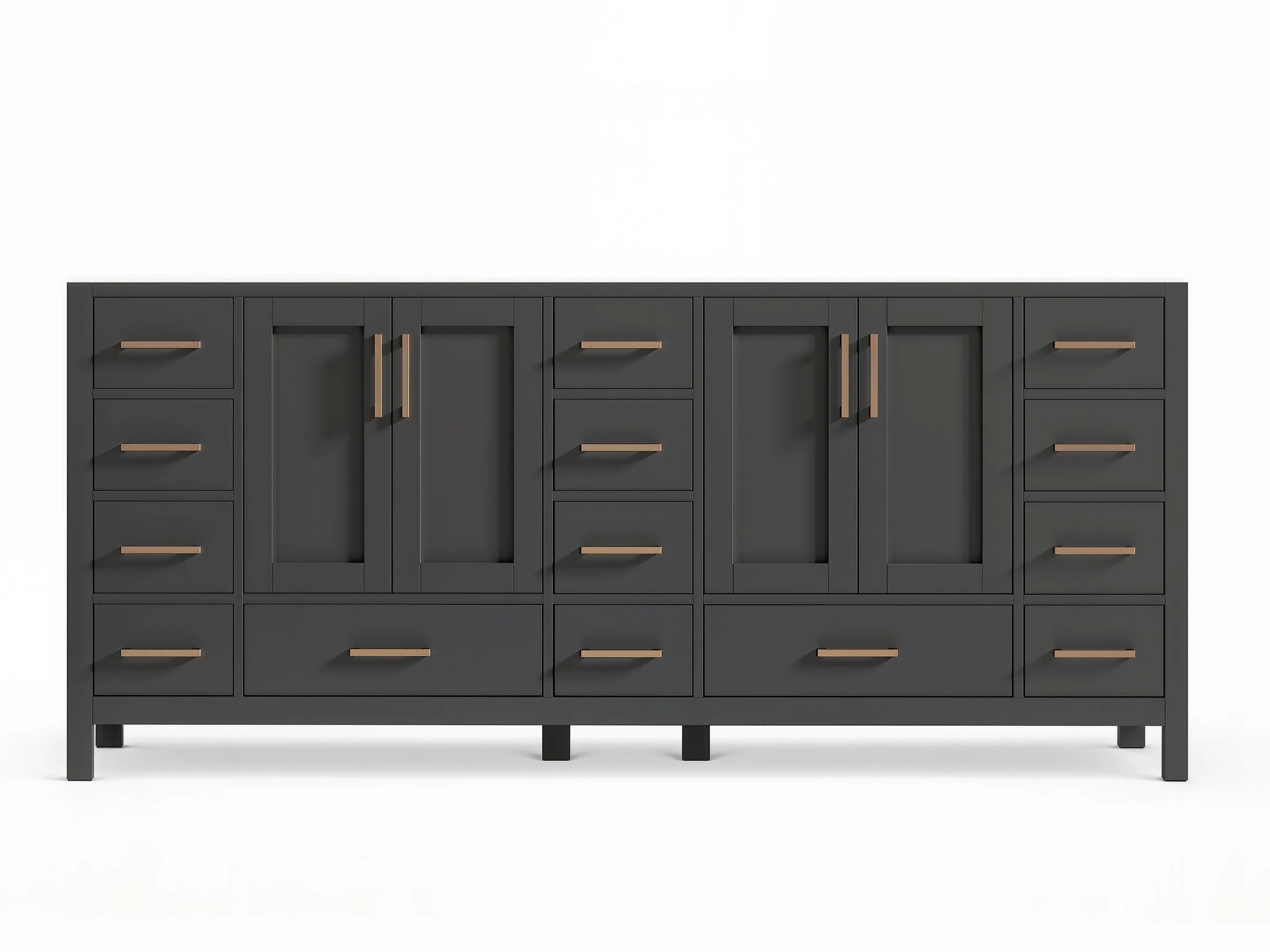 Malibu 80 in. W x 22 in. D Double Sink Bathroom Vanity