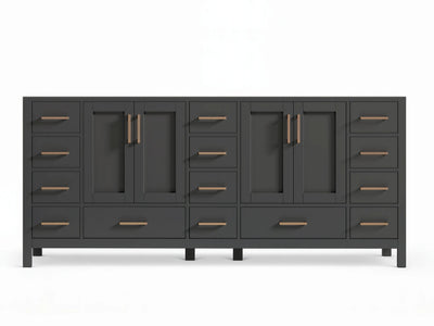 Malibu 80 in. W x 22 in. D Double Sink Bathroom Vanity