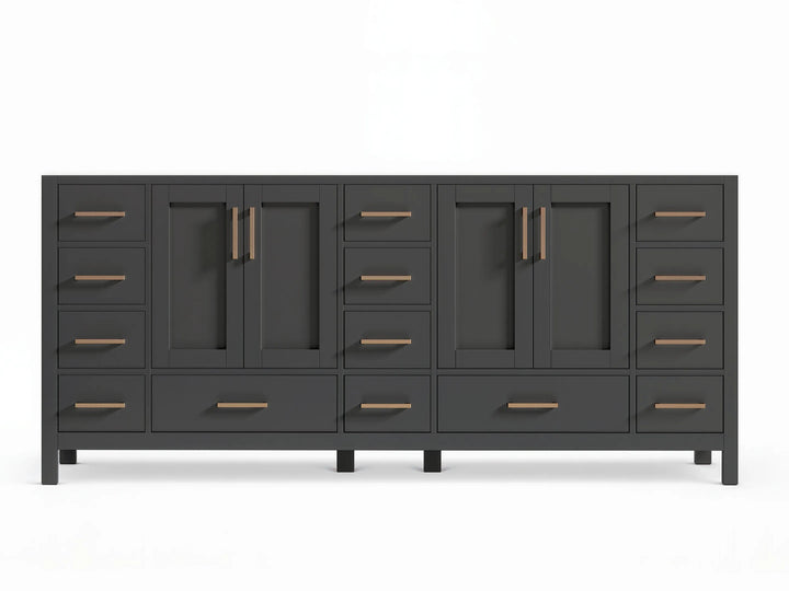 Malibu 80 in. W x 22 in. D Double Sink Bathroom Vanity - photo 12