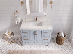 Malibu 42 in. W x 22 in. D Single Sink Bathroom Vanity - photo 30