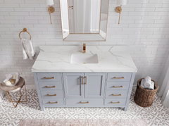 Malibu 60 in. W x 22 in. D Single Sink Bathroom Vanity - photo 28