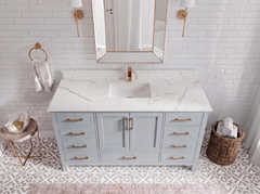 Malibu 60 in. W x 22 in. D Single Sink Bathroom Vanity - photo 29