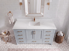 Malibu 60 in. W x 22 in. D Single Sink Bathroom Vanity - photo 30