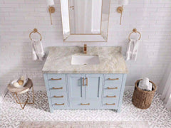 Malibu 48 in. W x 22 in. D Single Sink Bathroom Vanity - photo 4