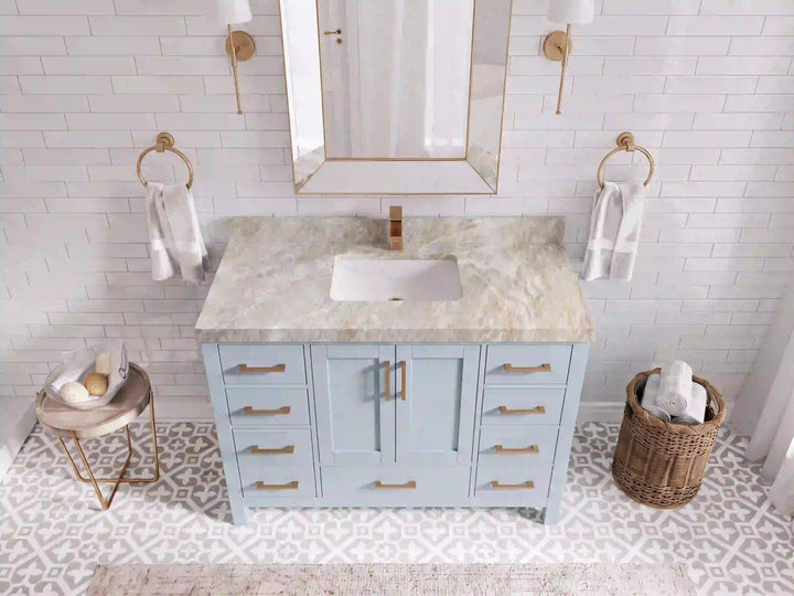 Malibu 48 in. W x 22 in. D Single Sink Bathroom Vanity - photo 4