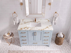 Malibu 48 in. W x 22 in. D Single Sink Bathroom Vanity - photo 30