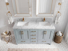Malibu 60 in. W x 22 in. D Double Sink Bathroom Vanity - photo 23